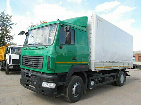 Бортовой автомобиль МАЗ-534026-8570-000 с тентом 4x2